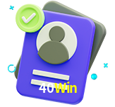 Tornar-se um membro do 40Win é muito simples